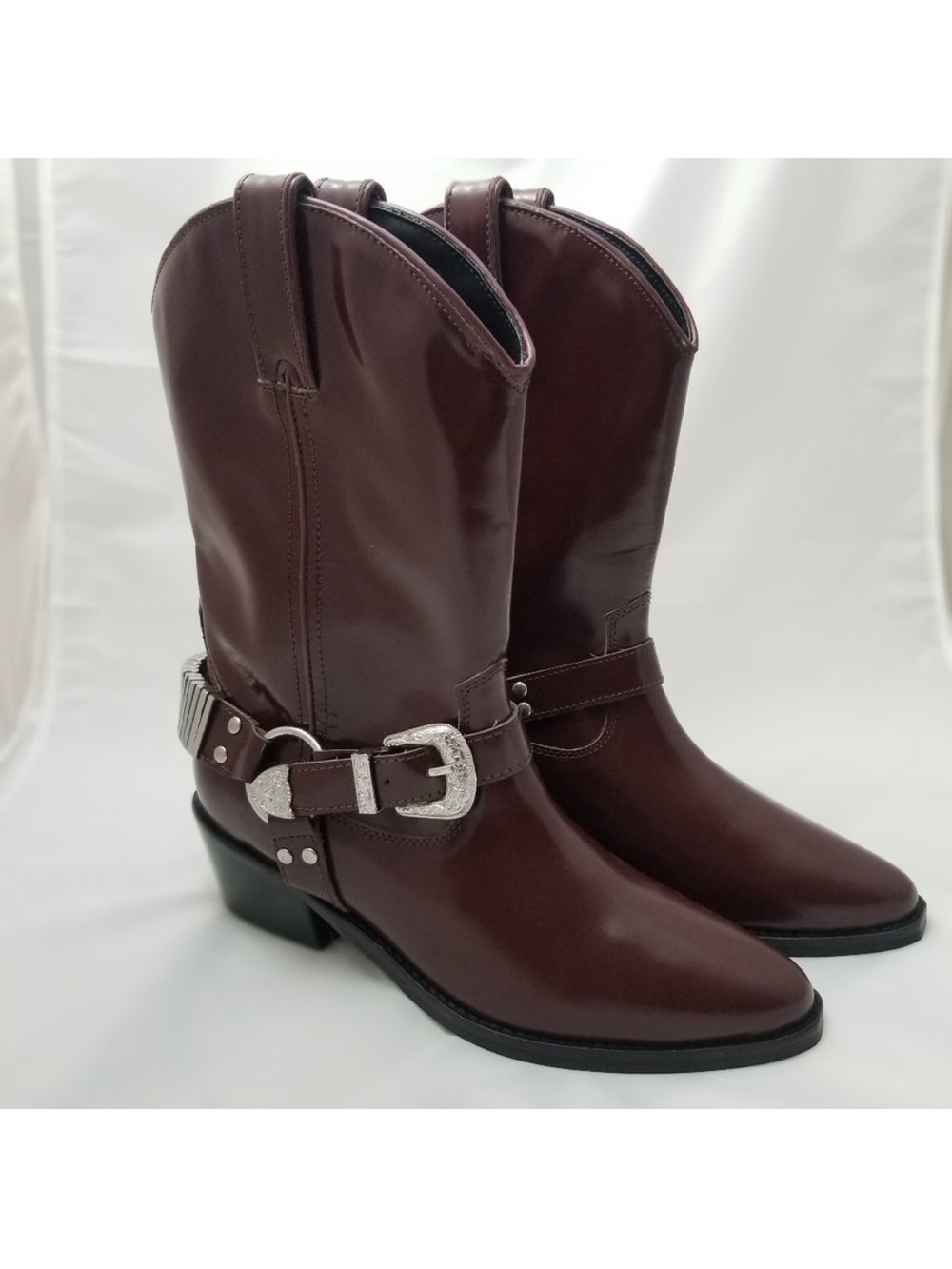 Free People Heiress Ridge Western Cowboy Boots 39 - Picture 3 of 6